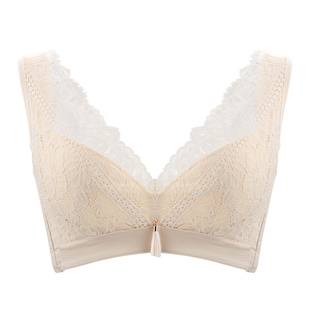 卉岩爆款乳胶内衣女聚拢防下垂调整型大胸显小文胸罩美背侧收副乳