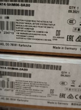 议价西门子6ES7414-5HM06-0AB0中央处理器储存器6ES74145HM060AB0