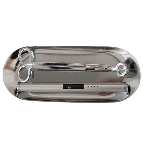 《银色衬裙》灭烛剪脉冲点火器套装点香薰蜡烛工具烛台托盘三件套