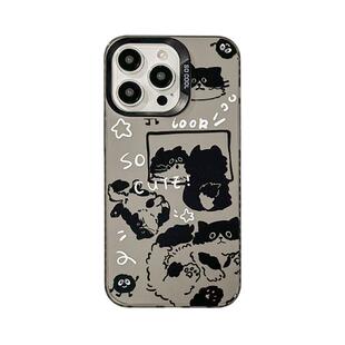 benefit搞怪涂鸦奶牛猫情侣17适用于iphone16promax苹果15PRO手机壳13新款14套12创意11彩银xsmax硅胶xr防摔