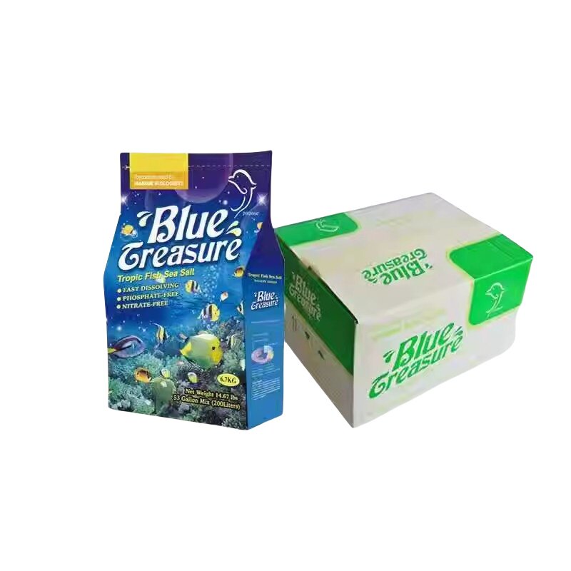 蓝色珍品海盐 珊瑚lps软体真品鱼sps法红美红硬骨海水缸专用包邮