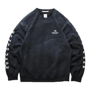 现货 LIBERAIDERS VINTAGE WASH 做旧水洗破坏字母印花卫衣 25SS