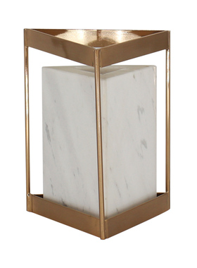 大理石花纹电视柜轻奢风软装饰品