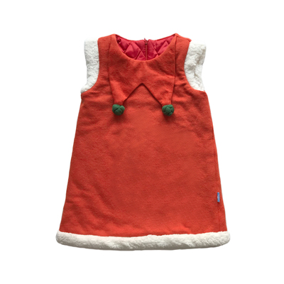 更牌秋冬儿童新年圣诞节连衣裙