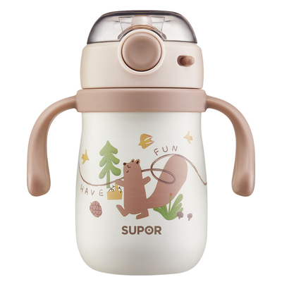 苏泊尔316L防呛保温吸管学饮杯