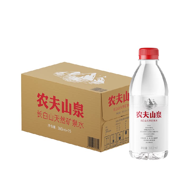 ũ��ɽȪ ����ɽ��Ȼ��Ȫˮ 380ml*15ƿ/�� 22Ԫ