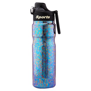 纯钛运动水壶保温杯高颜值车载弹跳双饮户外骑行便携学生杯钛杯