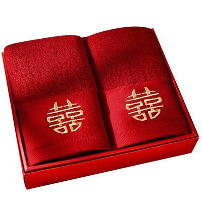 新婚婚庆女方纯棉陪嫁物品红色