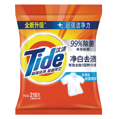 强力去污汰渍洗衣粉柠檬清新小包