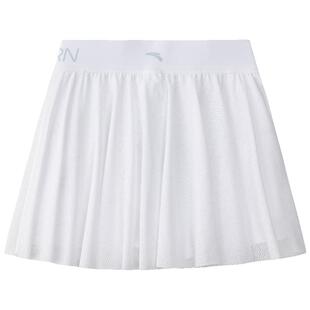 安踏定音羽毛球服丨冰丝运动裙半身裙女新款防走光羽毛球A字短裙