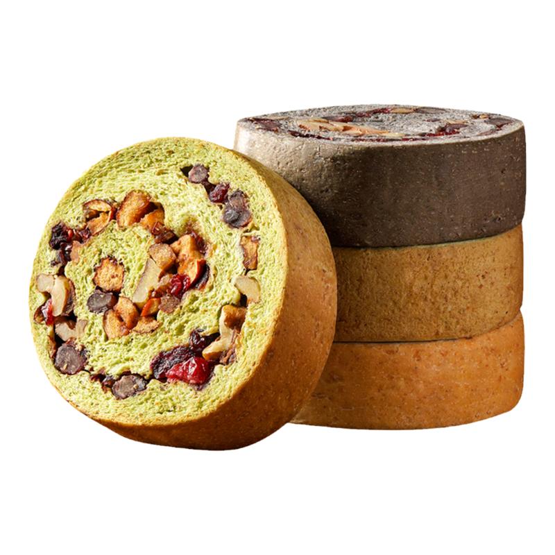 车轮面包全麦坚果仁早餐吐司无糖精低肥0非减脂代餐饱腹主零食品