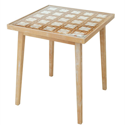 方形实木复古咖啡桌小方桌
