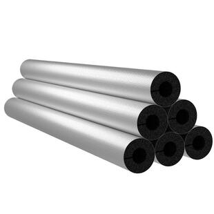 开口式橡塑保温管套阻燃 ppr水管镀锌管太阳能空调消防管道防冻棉