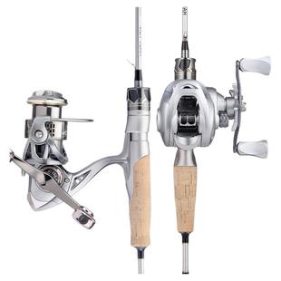 皓顿银翼马口竿微物路亚竿鱼竿UL溪流碳素弹射水滴轮纺车轮全套