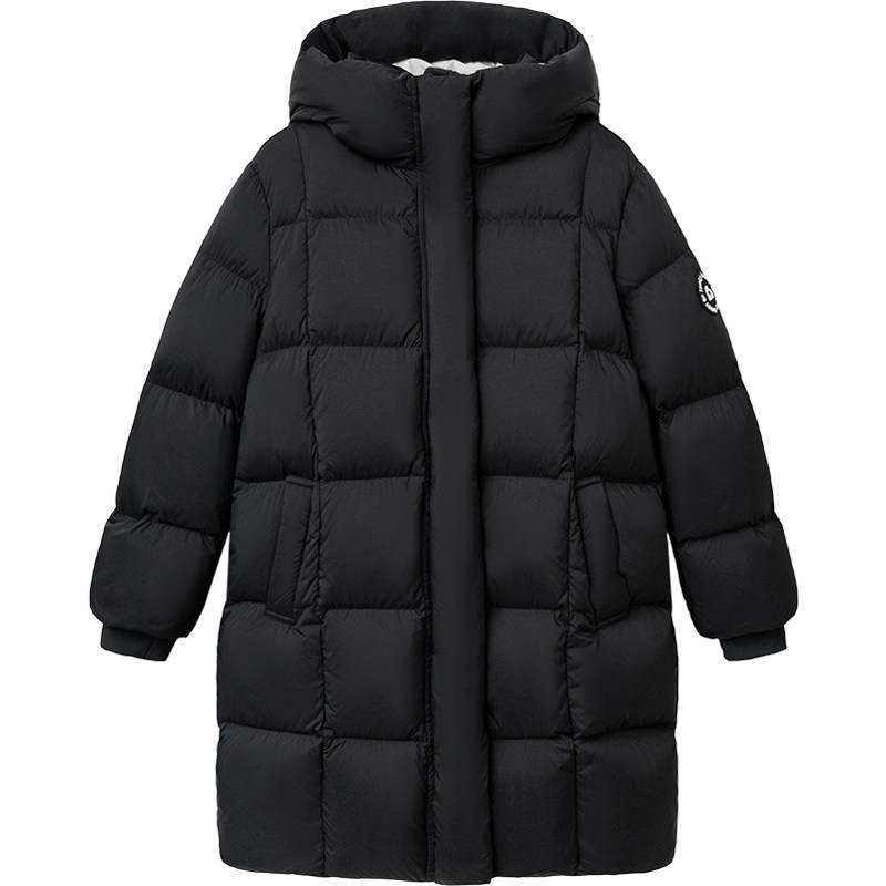 巴拉巴拉女童羽绒服长款过膝外套