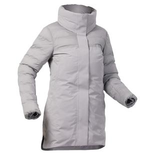 迪卡侬保暖棉服防水防雪长款防寒防水防风保暖夹克外套OVW3