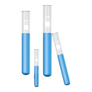 湘玻玻璃试管平口圆底耐高温透明长试管实验室化学器材试管架