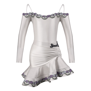 Dancebaby拉丁舞服女童练功服2025新款冬装分体套装舞裙服装D54