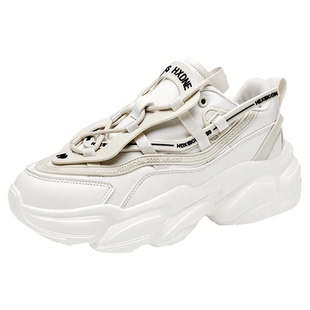 男鞋2026新款今年流行爆款春季ins潮女小个子显高增高厚底老爹鞋