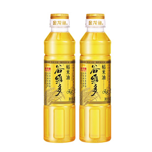 金龙鱼谷维多稻米油400ml小瓶家用食用油炒菜烹饪宿舍专用植物油