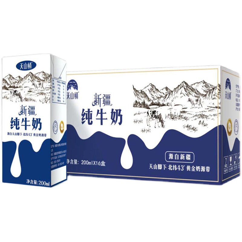 天山情新疆纯牛奶原生牧场