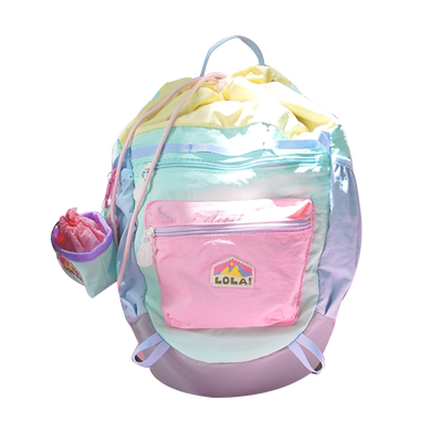 LOLA DESIGN软糖轻便旅行登山小背包 户外运动包小型双肩包包女