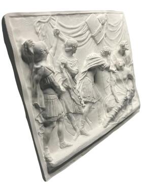 欧式石膏扩香复古书房博物馆摆件