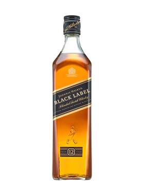 尊尼获加黑方12年700ml威士忌酒