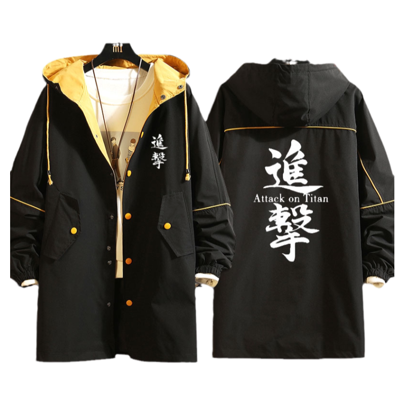 进击的巨人动漫带帽风