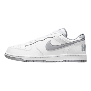 耐克男鞋BIG NIKE LOW灰白低帮复古休闲板鞋轻便运动鞋355152-106