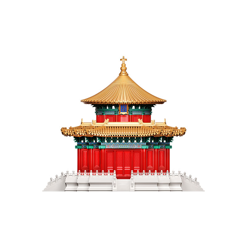 千年榫故宫千秋亭榫卯结构积木