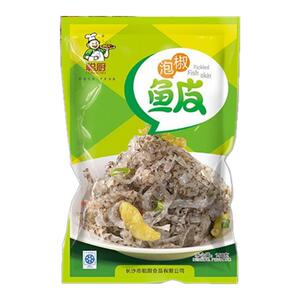 聪厨泡椒鱼皮开袋即食下酒菜半成品凉拌菜海味零食小吃酒店商用