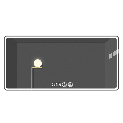 智能浴室镜触摸屏带灯挂墙式防雾