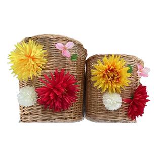 采菊东篱下背篓舞蹈道具原版古典舞艺考剧目舞台表演跳舞专用竹编