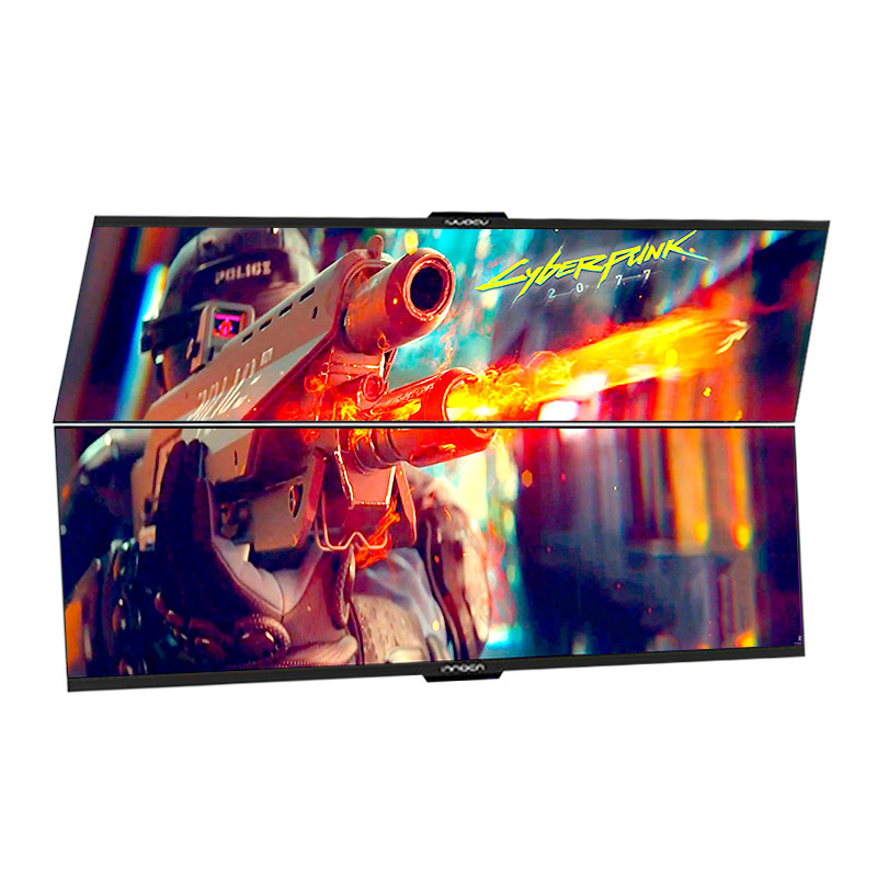 双屏43.8吋带鱼屏44C1G*2台联合创新办公炒股电脑显示器 120Hz