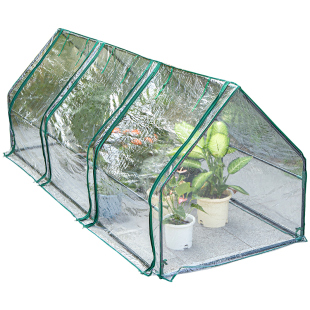 花房保温棚冬绿植物多肉遮阳棚花卉园艺花棚暖房家用防雨花架室外