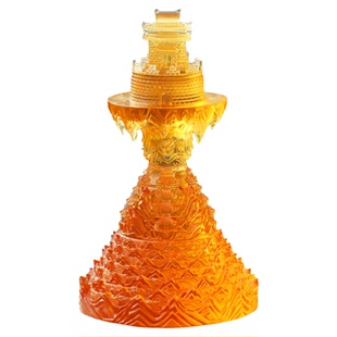 古法琉璃须弥山装饰摆件龙腾四海家居客厅佛堂佛具招财风水工艺品