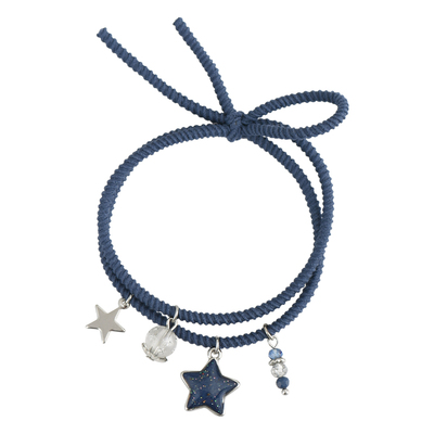 泡菜皇后可爱湛蓝星辰发圈