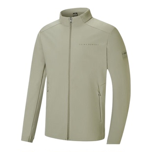 特步外套男2026年春季新款男装运动服针织上衣男夹克974129060055