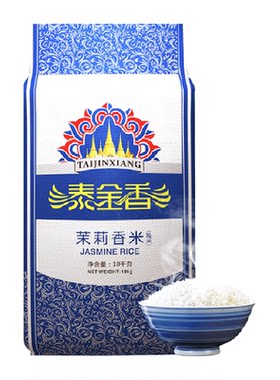 泰金香软糯洁白茉莉香米10kg