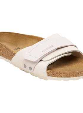 BIRKENSTOCK勃肯绒面魔术贴拖鞋