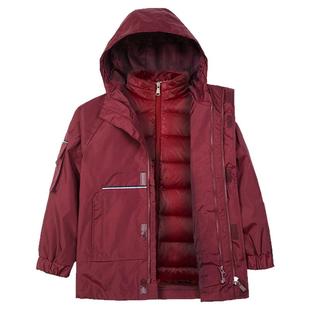 伊顿校服同款小学生校服班服冬季可拆卸内胆羽绒服冲锋衣儿童加厚