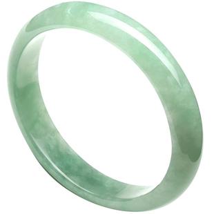 七彩云南天然缅甸翡翠手镯手镯圆镯玉镯子女款送女友精致节日礼物