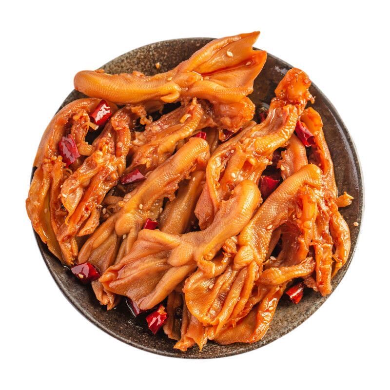 香辣去骨鸭掌湖南脱骨鸭掌