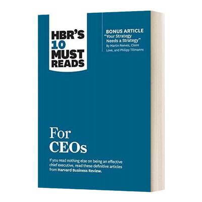 HBR's 10 Must Reads for CEOs 哈佛商业评论列出的CEO们必须阅读的10本书 精装