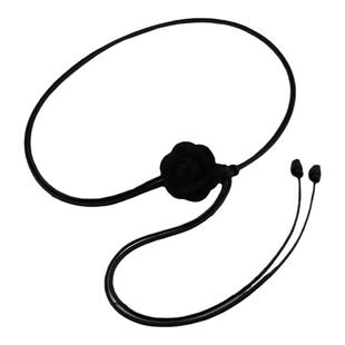 花朵细腰带女配连衣裙装饰皮带百搭柔软皮绳打结女款裙子腰绳时尚