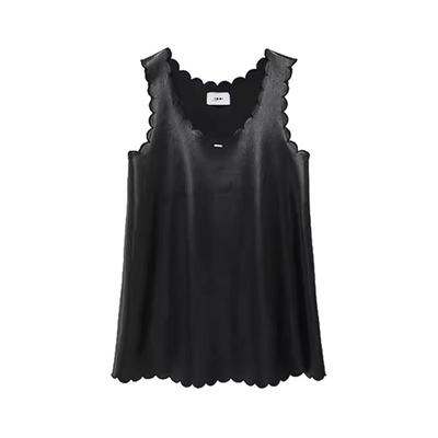 IMMI女士PU花边无袖连衣裙