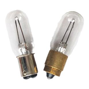 向阳灯泡B15 6V15W30W卡口灯泡B15仪器指示灯铜螺口灯泡管状柱形