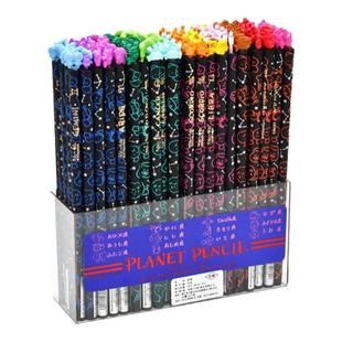 日本nakabayashi仲林铅笔小学生专用儿童原木铅笔一年级初学者练字铅笔不易断铅趣味十二星座限定绘画铅笔女