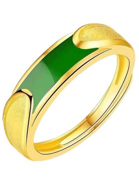 金店同款情侣对戒开口情侣戒指